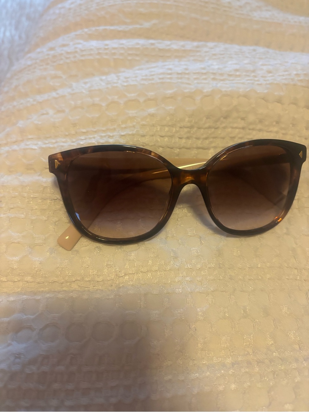 Prada Brown Tortoiseshell Cat-Eye Sunglasses